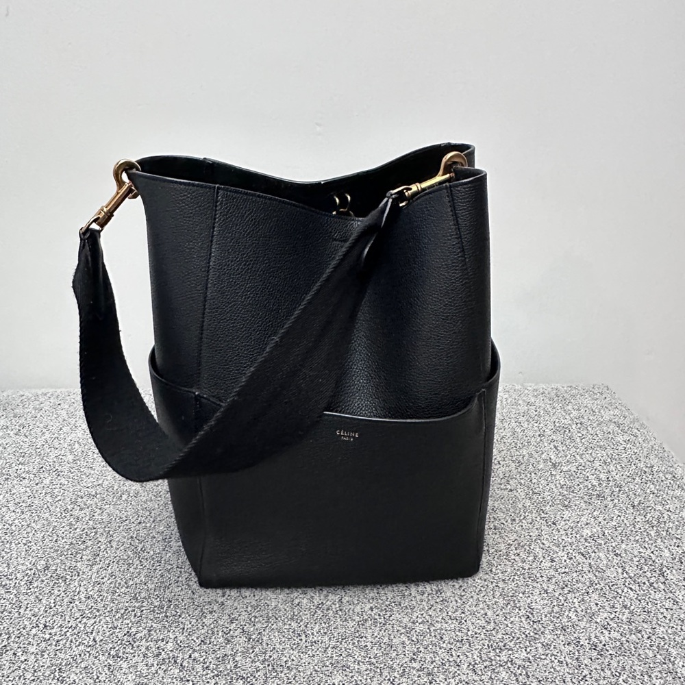 Celine Seau Sangle Bucket Bag (large)